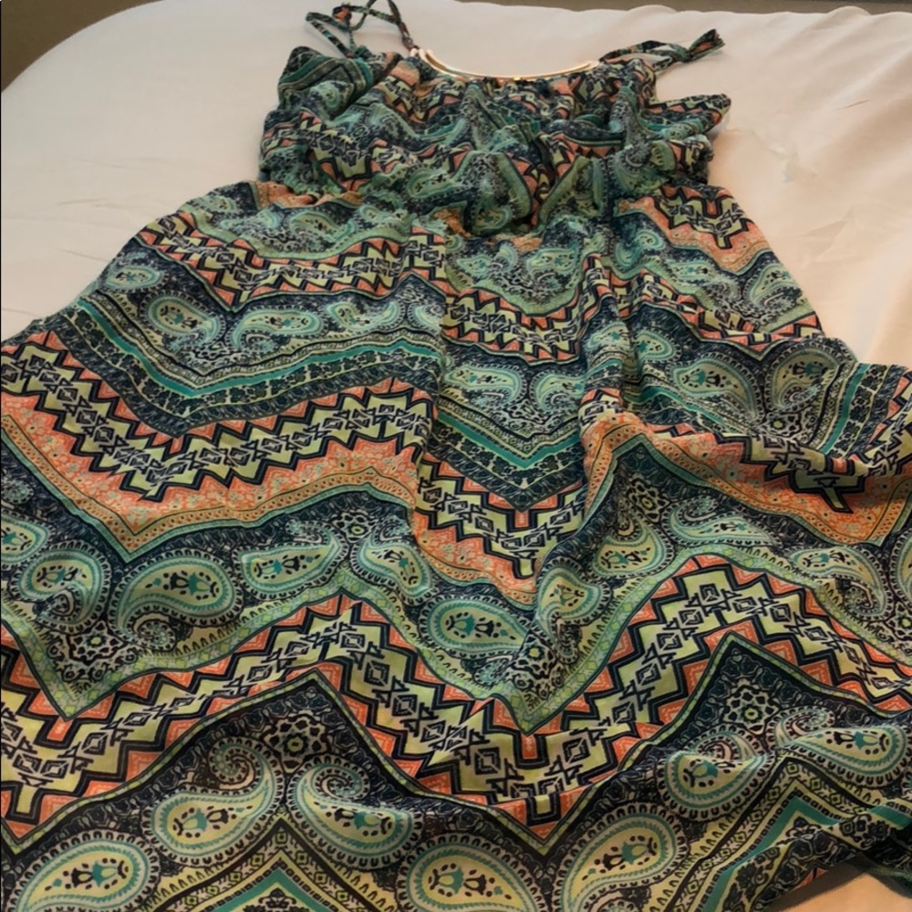 No Boundaries multi-color dress